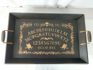 Ouija Board Wooden Serving Tray With Handles - &