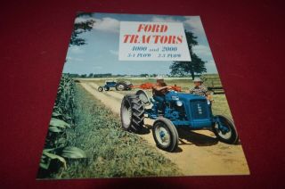 Ford 4000 2000 Tractor Brochure Amil17