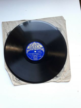Jack Harris Orchestra Dancing With Tears In My Eyes/sitting On A Rainbow 78 Rpm