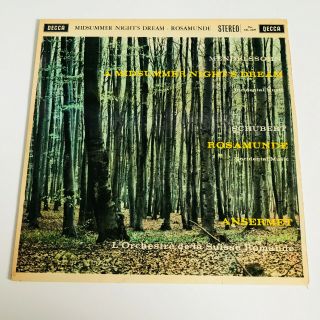 Uk Decca Sxl 2229 Ed1 Lp Ansermet Osr Mendelssohn Midsummer Night 