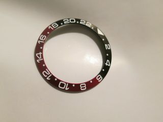 Black Red Gmt Master Ii Bezel Insert Compatible With Rolex