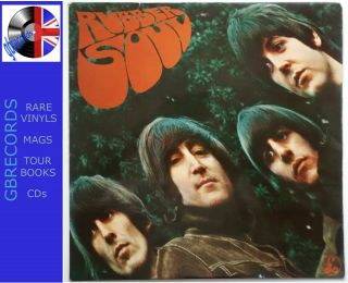 The Beatles - Rubber Soul Uk Lp Mono Pmc 1267 2nd Pressing 1965 Ex
