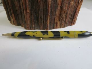 Vintage Ritepoint Biltwell Yellow Cream Black Mechanical Pencil Ct2