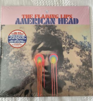 The Flaming Lips - American Head 2xlp - Tricolour Vinyl Lp Plus Signed Print