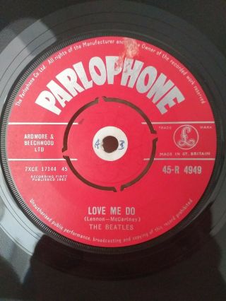 The Beatles - Love Me Do - Ex.