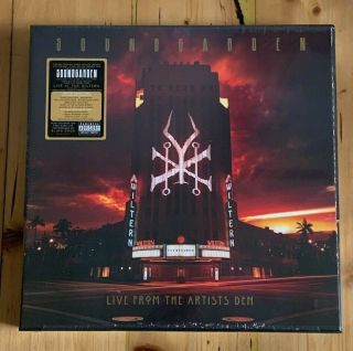 Soundgarden Live From The Artists Den Limited Deluxe Box 4 Lp 2 Cd Blu - Ray