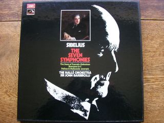 Sls 799 Sibelius: The Seven Symphonies Barbirolli / Halle 5lp Box Set Nm