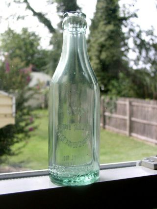 Vintage 6.  5 oz Brunswick Md City Bottling Glass Bottle - Maryland 3