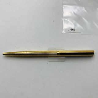 J669 Dunhill Ballpoint Pen Gold