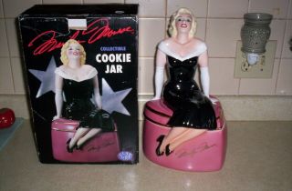 Marilyn Monroe Collectible Clay Art Cookie Jar 1999
