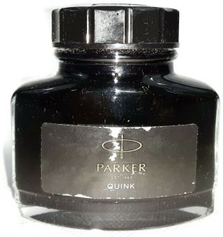 Parker 1950375 Quink Ink Bottle,  Black,  57 Ml