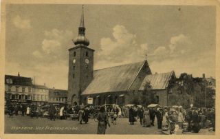 Denmark Horsens - Vor Frelsers Kirke Old Sepia Postcard