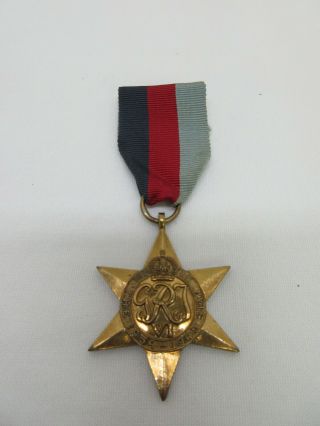 Ww2 British Commonwealth “1939 - 1945 Star” - Badge/medal/pin With Ribbon
