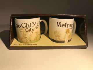 Starbucks City Mugs Ho Chi Minh City & Vietnam Global Icon Series Demitasse