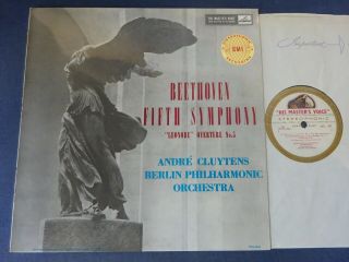 W/g Ed1 Beethoven - Symphony No 5 Lp,  Berlin P/o,  Cluytens,  Emi Asd 267