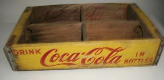 Vintage 1964 Drink Coca Cola In Bottles 24 Bottle Case/crate Chattanooga,  Tenness