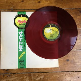 The Beatles - White Album - Numbered Sleeve Lp Japan Red Vinyl 1st Press