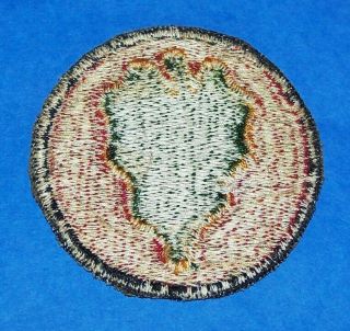 Cut - Edge Post Ww2 German Made 24th Infantry Division Patch (stained)