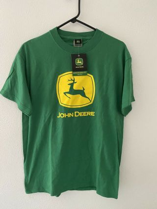 Nwt John Deere Graphic T - Shirt Medium Green