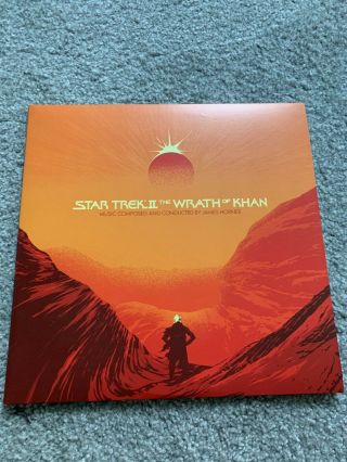 Star Trek The Wrath Of Khan 2lp Colored Limited Vinyl Score Mondo Record