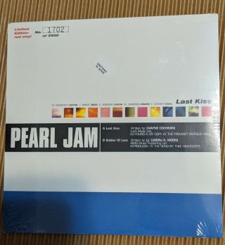 Pearl Jam Last Kiss Soldier Of Love Red Numbered 1999 Uk