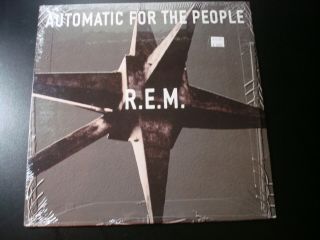 Rem R.  E.  M.  Automatic For The People Lp Record Vg,  With Insert