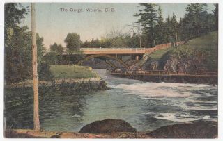 Old Private Postcard Of The Gorge Victoria British Columbia Canada