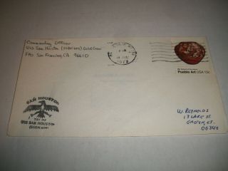 Uss Sam Houston Ssbn - 609 Submarine Us Navy Letter Envelope