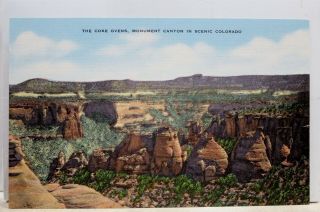 Colorado Co Monument Canyon Coke Ovens Postcard Old Vintage Card View Standard