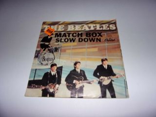 The Beatles: Matchbox / Slow Down 45 Rpm With Picture Sleeve 1964