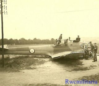 Best German View Shot Down French Potez 633 Light Bomber In Field (2)