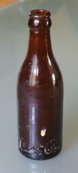09/09 Coca - Cola Straight Sided Amber Bottle,  Nashville,  Tennessee