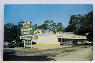 Mississippi Ms Gulf Coast Friendship House Restaurant Postcard Old Vintage Card