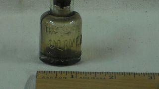 Vintage The Oliver Typewriter Oil Glass Bottle