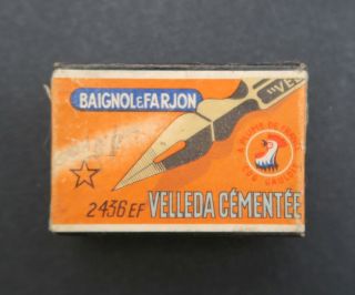Boite Plume Baignol & Farjon Velleda 2436 Ef Pen Nibs Box Pennini