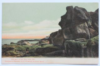 Old Udb Postcard Old Man Of The Sea,  York,  Maine,  Pre 1907