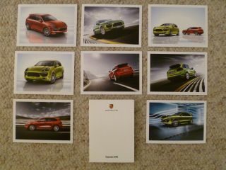 2012 Porsche Cayenne Gts Factory Issued Post Card Set (8 Cards) Rare L@@k