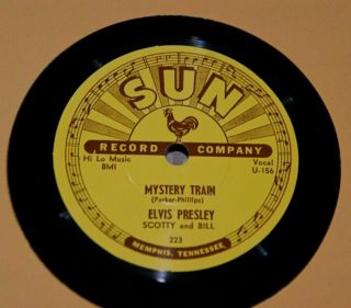 Elvis Presley 78 Rpm Sun Record Mystery Train