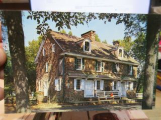 Vintage Old Pennsylvania Postcard Bucks County Washington Crossing Ferry Inn