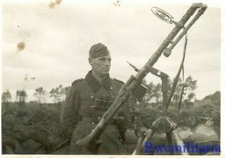 ON WACHT Wehrmacht Soldiers w/ Binoculars & Drum Fed MG - 34 AA Machine Gun 2