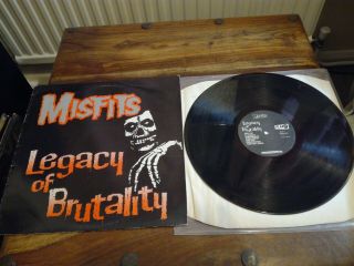 Misfits.  - Legacy Of Brutality - 12 " Lp 1985 Vgc/vgc,