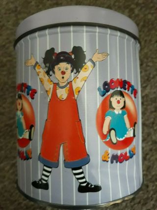 Vintage The Big Comfy Couch Loonette & Molly Tin Container Metal Tv Memorabilia