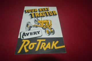 Avery Ro Trak Tractor Brochure Amil17