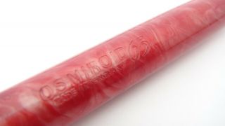 Gorgeous Osmiroid 65 Fountain Pen,  Rose Marble,  Italic Broad Nib,  England