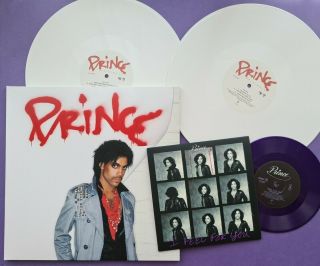 Prince Originals 2lp,  I Feel For You Acoustic Demo 7 " 45 Purple White Vinyl Npg