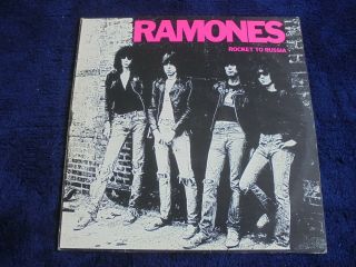 Ramones - Rocket To Russia 1977 Uk Lp Sire 1st Punk/kbd