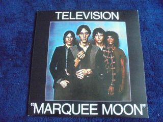 Television - Marquee Moon 1977 Uk Lp Elektra 1st Ex,  Punk/kbd