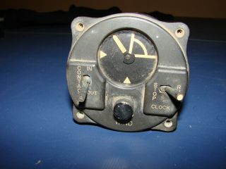 Airplane Wind Gauge - Sangamo Electric Co.  For The Signal Corps.  U.  S.  Army