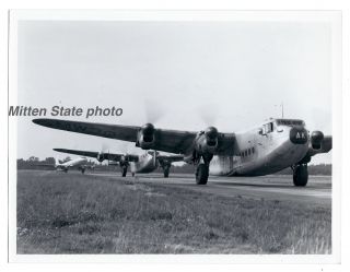 1948 Berlin Airlift Photo; Arvo York,  Tudor Mk 2 Airplanes; East German