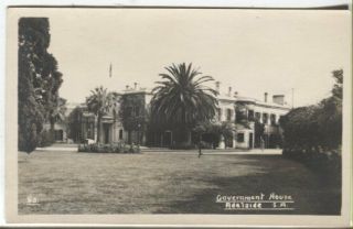 Australia Adelaide - Government House Old Uncommon View Real Photo Postcard